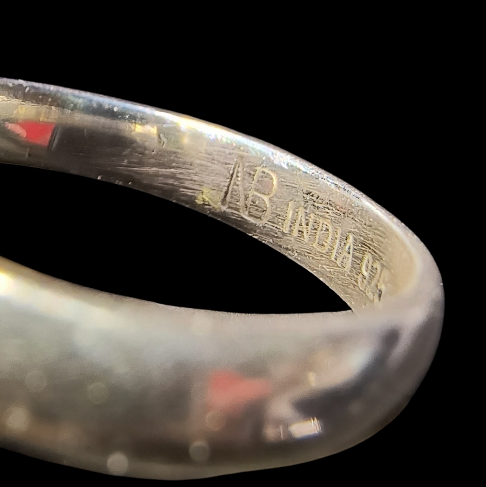 Nicky Butler Multi Gemstone & Sterling Silver Elongated Statement Ring - Picture 10 of 12